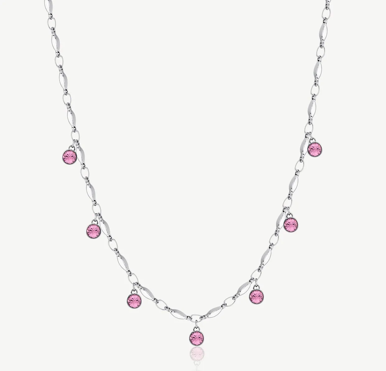 Collana Brosway Symphonia Argento e Rosa