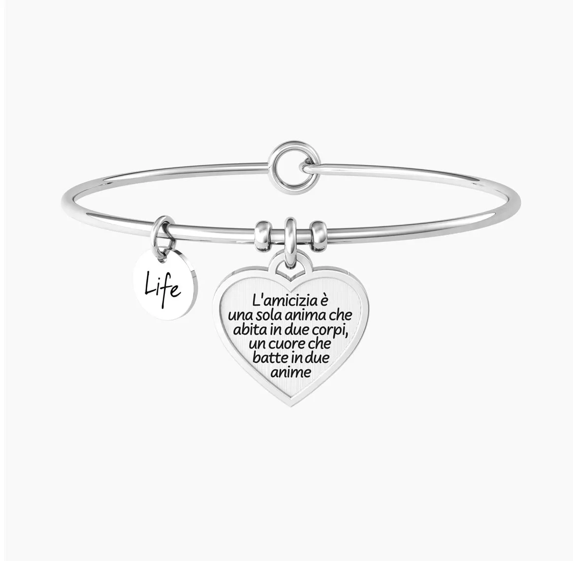 Bracciale donna Kidult L'AMICIZIA È UNA SOLA ANIMA … ARISTOTELE