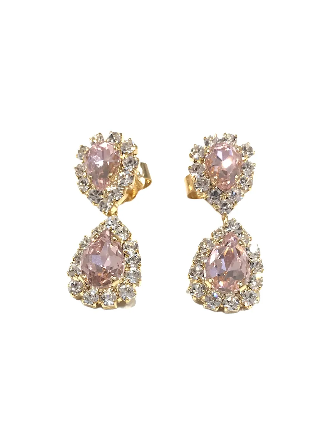 Orecchini Diamond Accessori Drop rosa