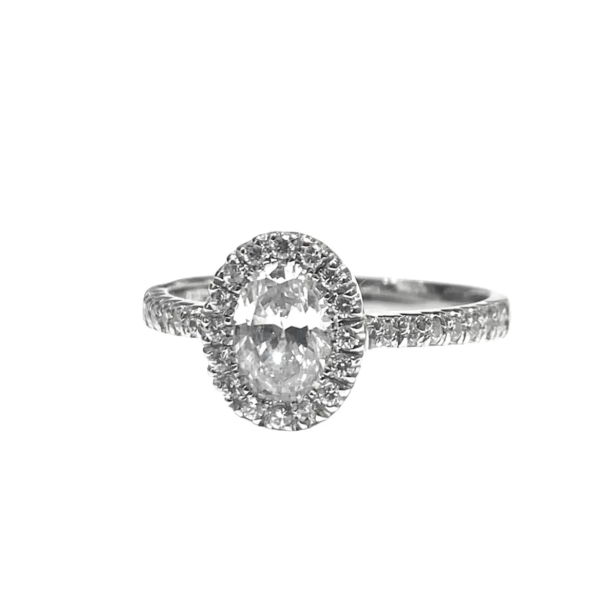 ANELLO SOLITARIO OVALE