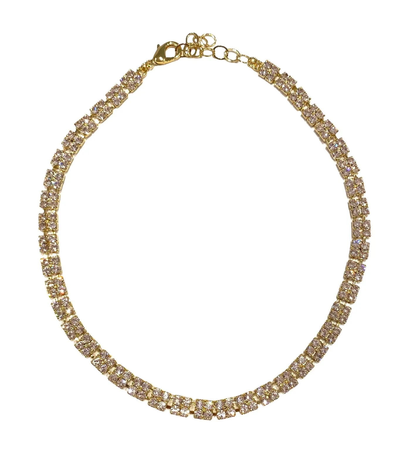 Collana donna Diamond accessori “scacchi” golden