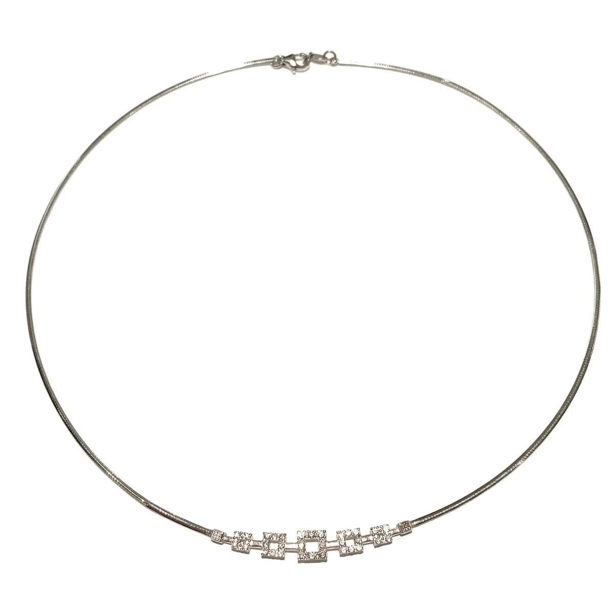 COLLANA RIGIDA QUADRATI