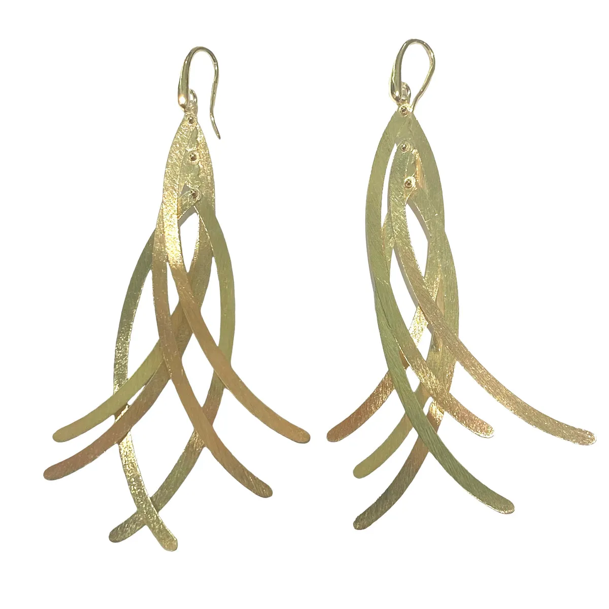 ORECCHINI SCIE DORATE