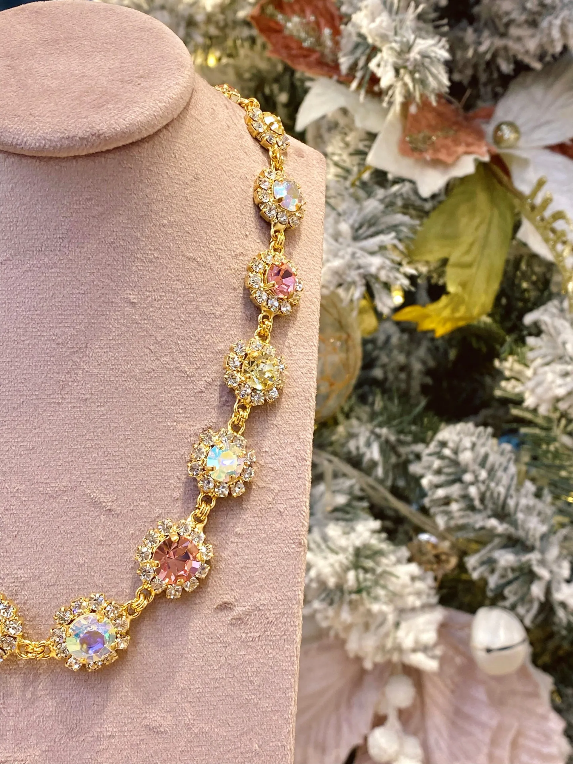 Collana donna Diamond accessori Flowers