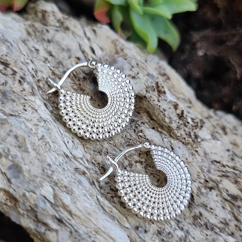 Ethnic EARRINGS in 925 silver - PARWAN