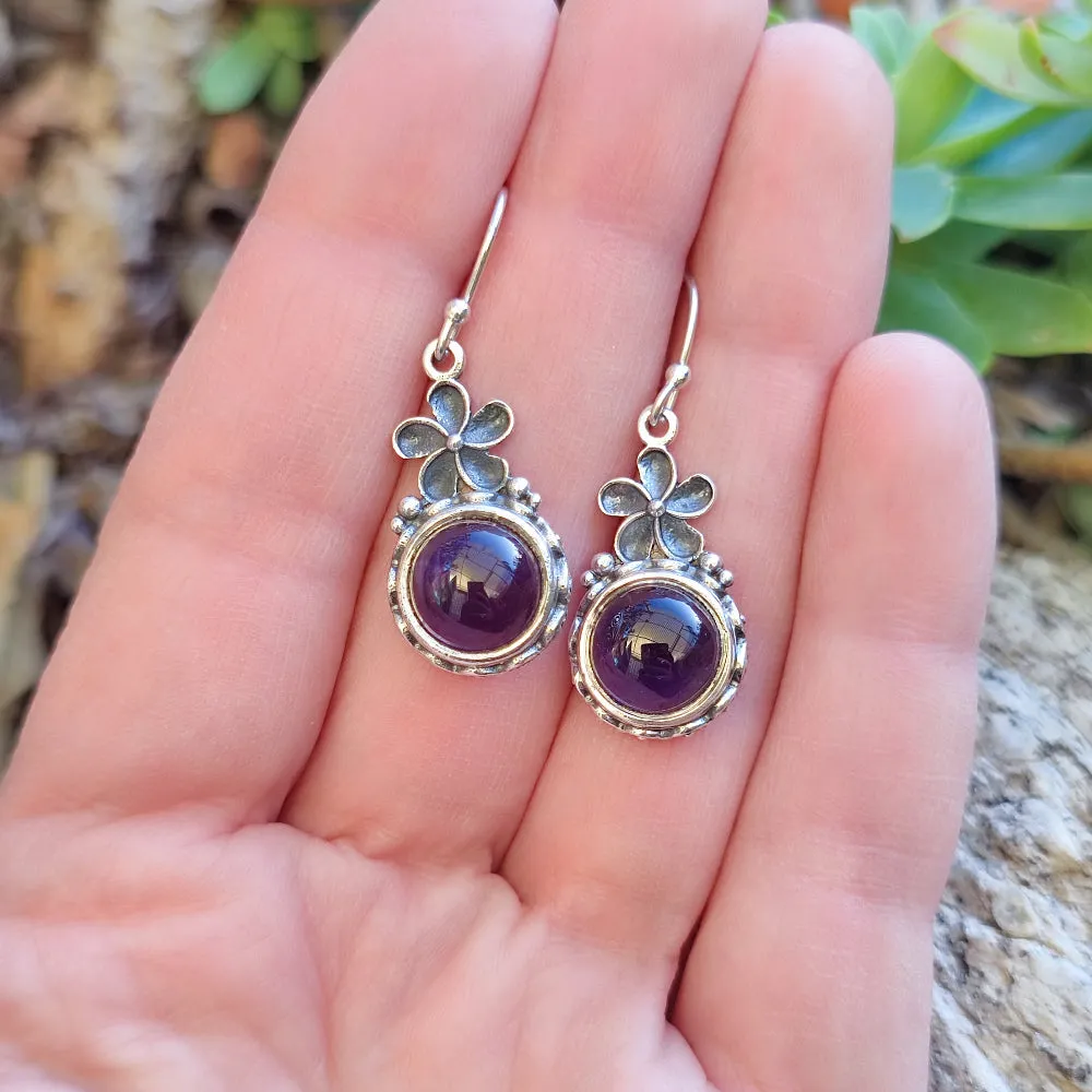 Ethnische Ohrringe aus 925er Silberstein - FIROZA