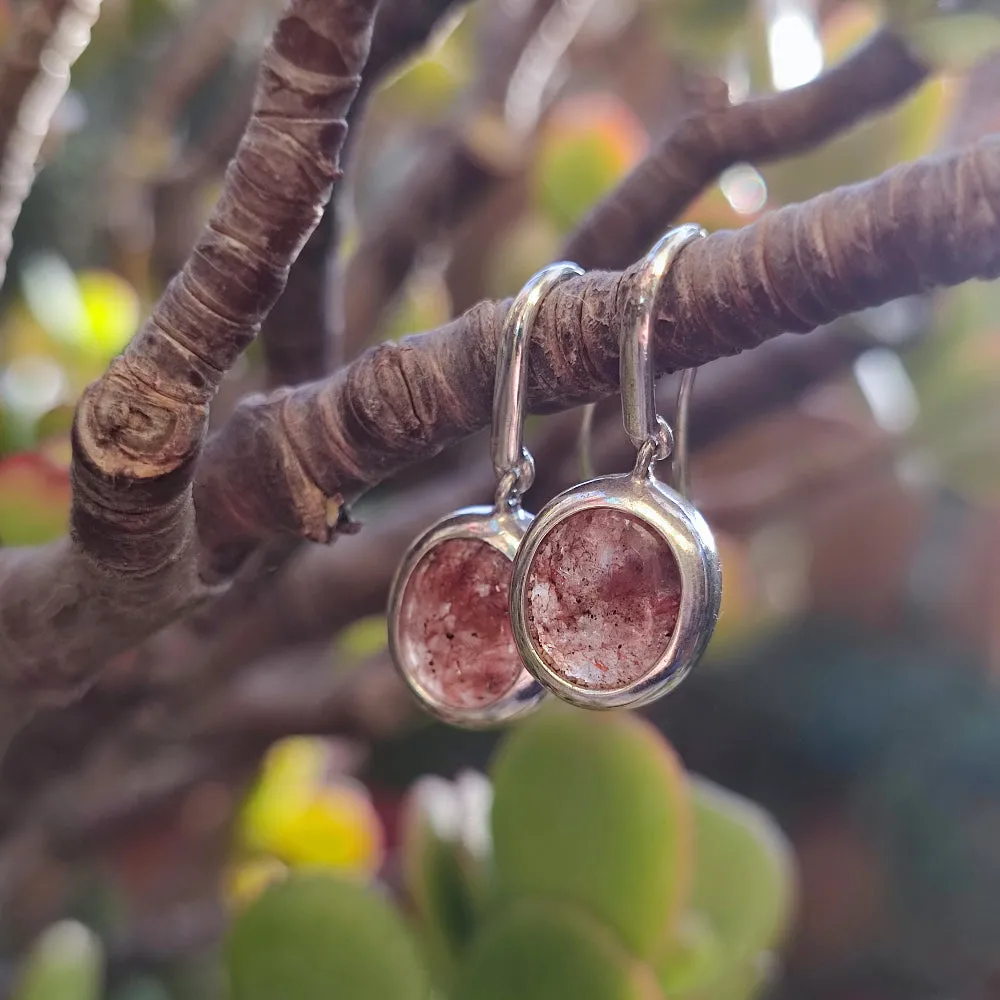 Ethnische Ohrringe aus 925er Silberstein - KAHUNI