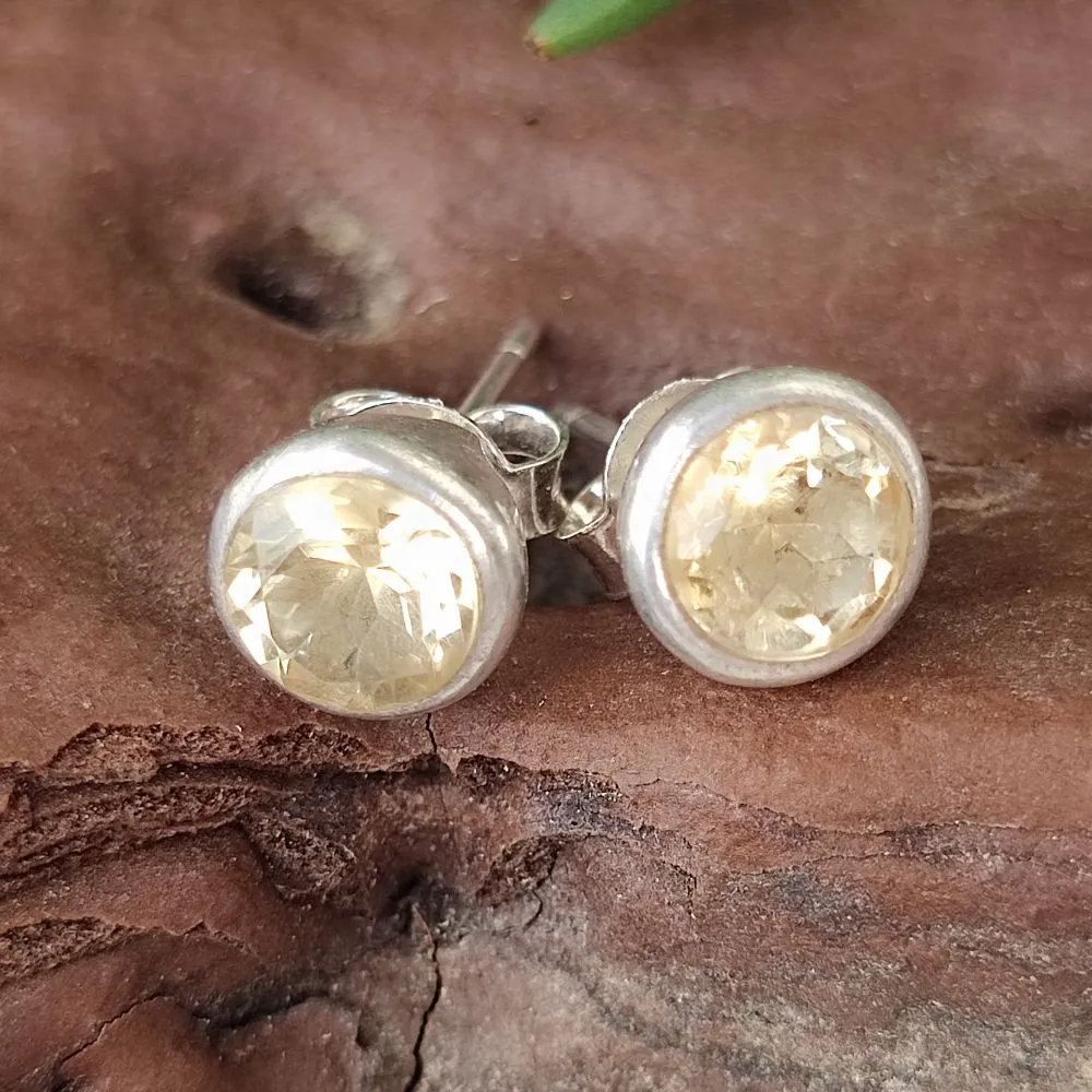 Ethnic EARRINGS with stone in 925 silver - TAPOBOI