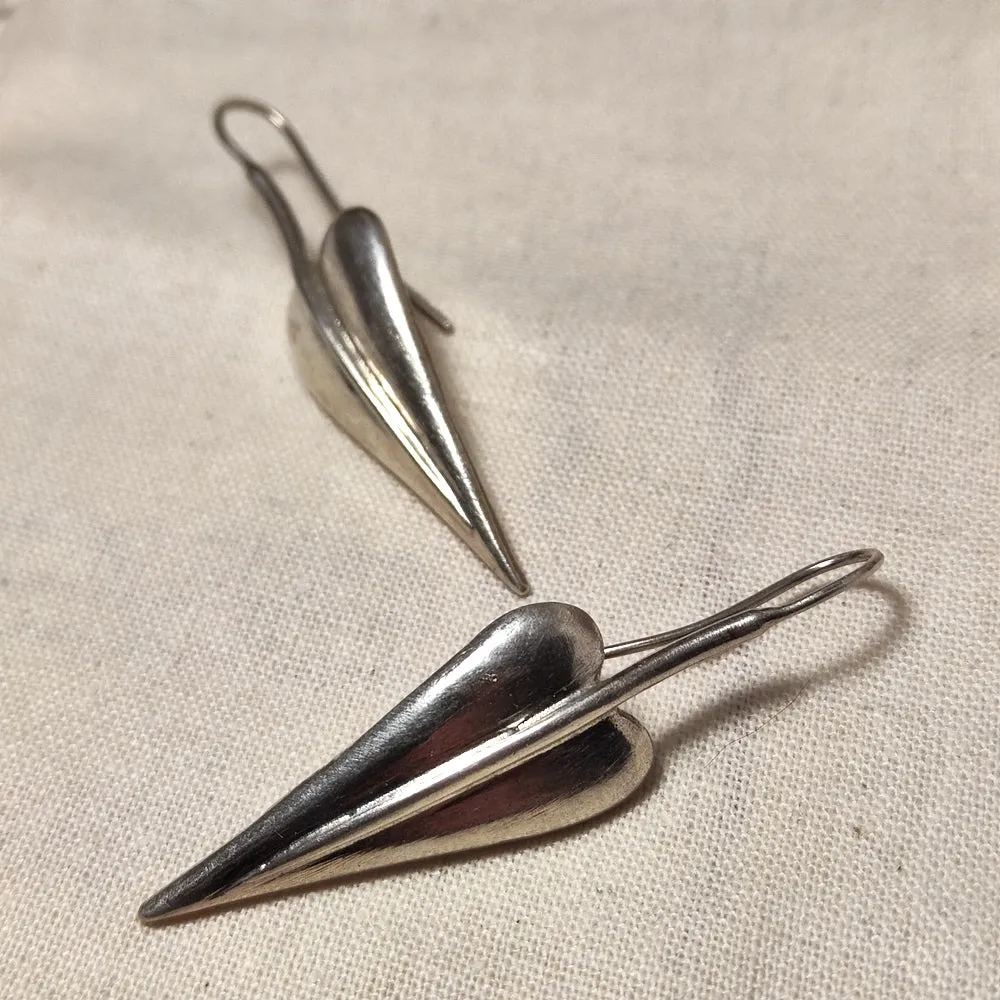 ORECCHINI satinati argento 925 - DIL