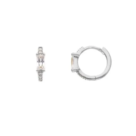 Orecchini Cerchietto Oro Bianco