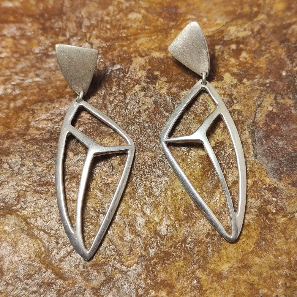 ORECCHINI satinati argento 925 - LEISURE