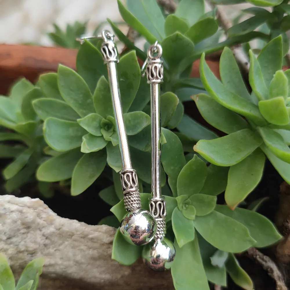 Ethnic 925 Silver EARRINGS - NIMOBODYIA