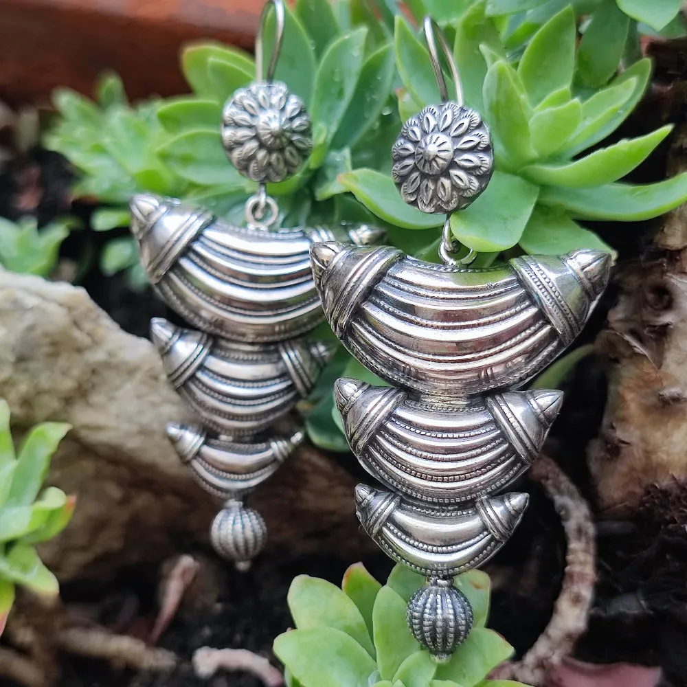 925 Silver Indian Ethnic EARRINGS - EINGAN