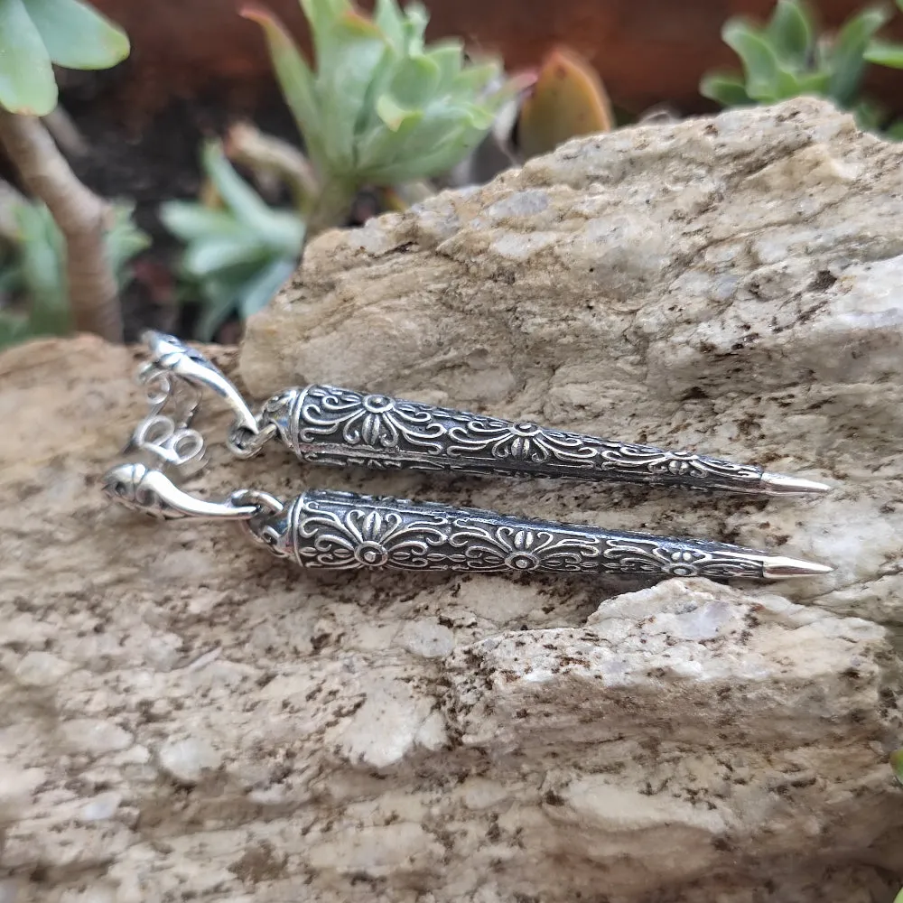 Ethnic 925 Silver EARRINGS - MAHADA