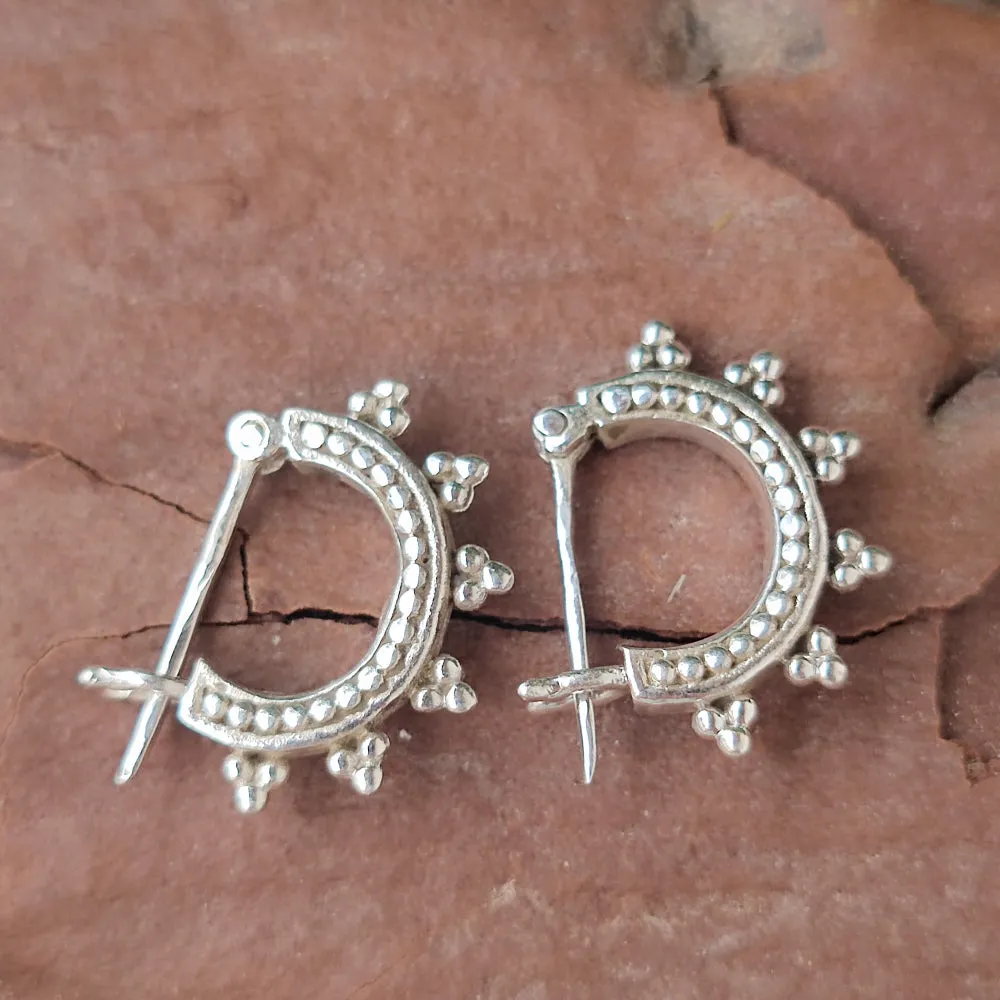 Ethnic 925 Silver EARRINGS - MIANWALI