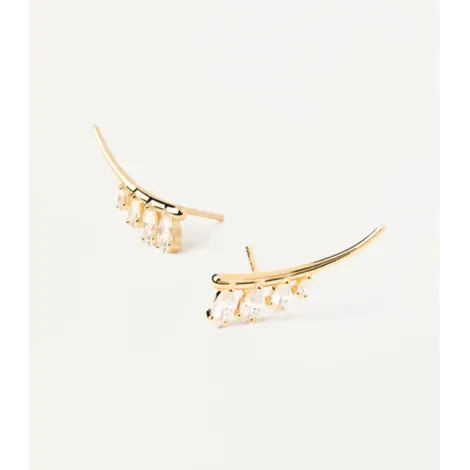 Orecchini PDPAOLA Acqua Argento Dorato AR01-879-U