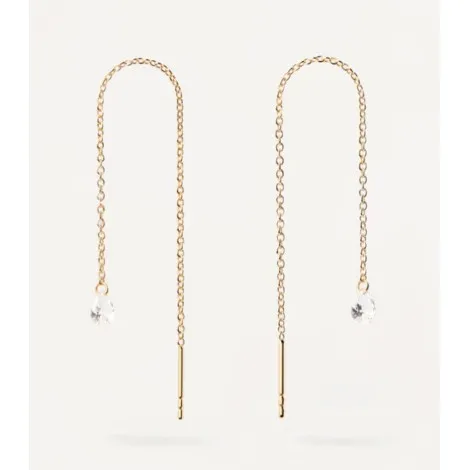 Orecchini PDPAOLA Waterfall Argento Dorato AR01-876-U