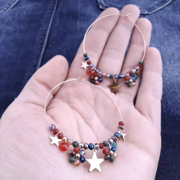 Orecchini in acciaio 316 L - STELLA