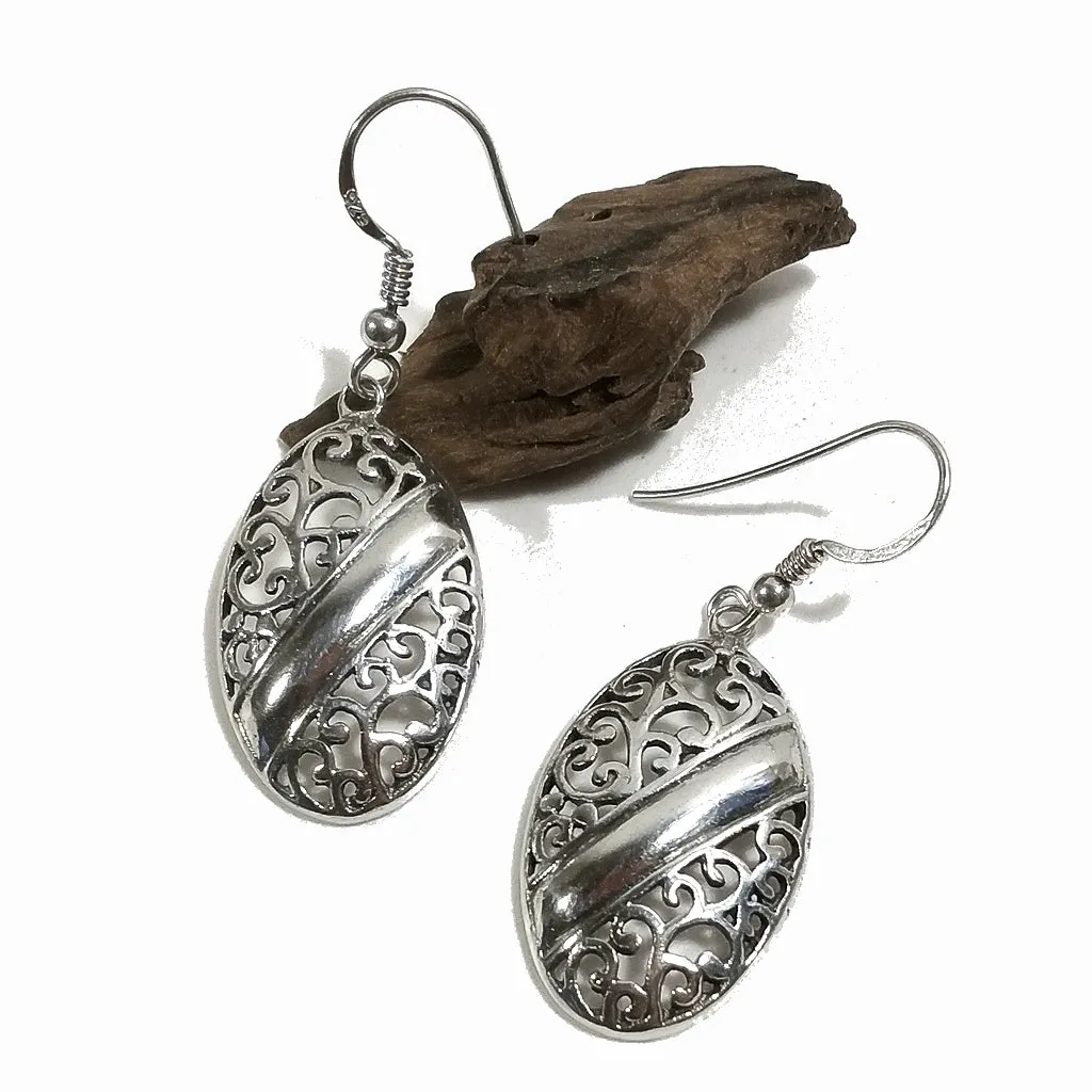 ORECCHINI etnici argento 925 artigianali - GINGAJI