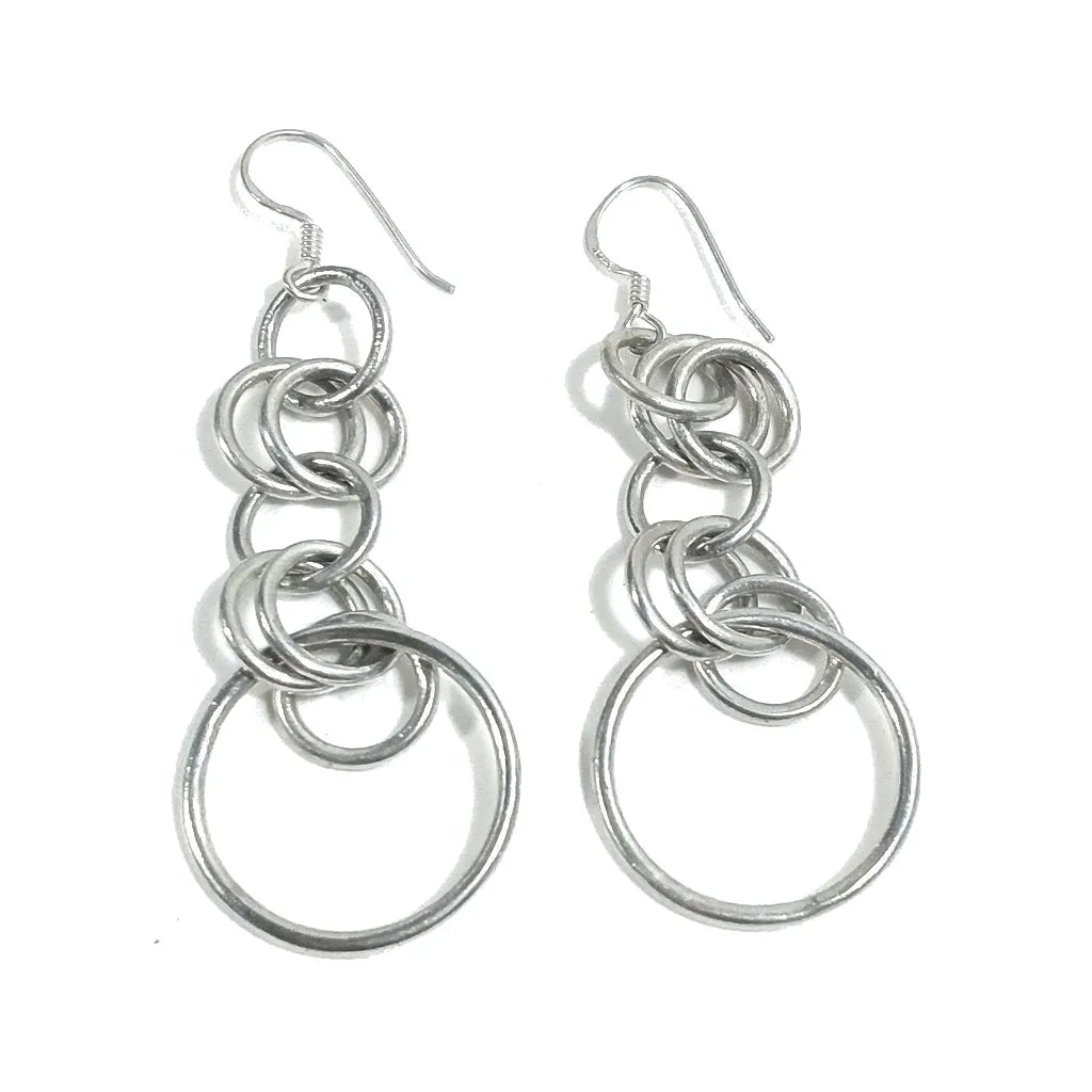 ORECCHINI Argento 925 ORECCHINI artigianali | ORECCHINI in argento | cerchio