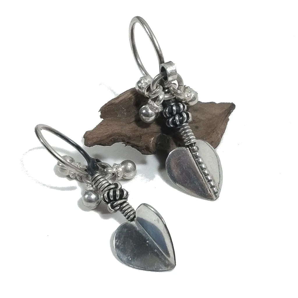 Orecchini Etnici in Argento 925 – Design Rajasthani, Fatti a Mano