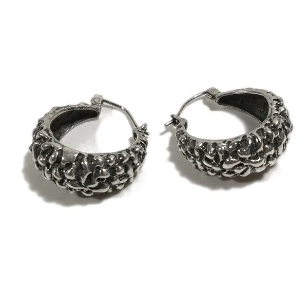 ORECCHINI a cerchio VAAK argento -Campanelle | CERCHIO