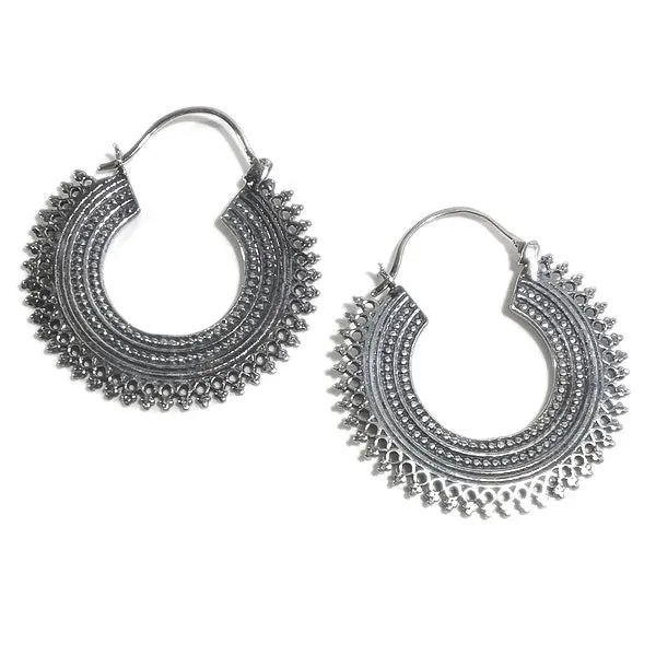 ORECCHINI a cerchio RINA argento - Campanelle | CERCHIO