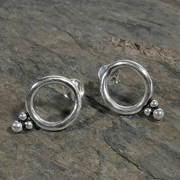 ORECCHINI BHINI da lobo in ARGENTO  artigianali | Campanelle in argento