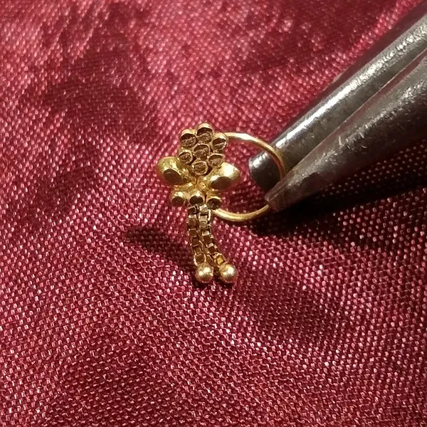 ORECCHINI da naso indiani oro AIZA