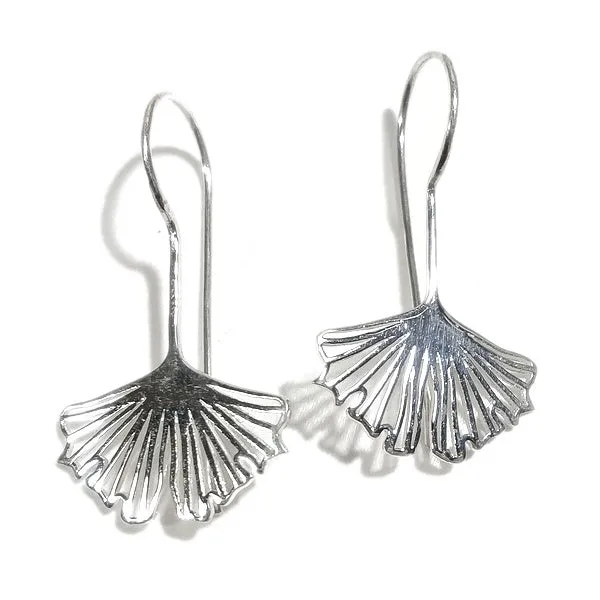 ORECCHINI artigianali in argento 925 - GINGKO