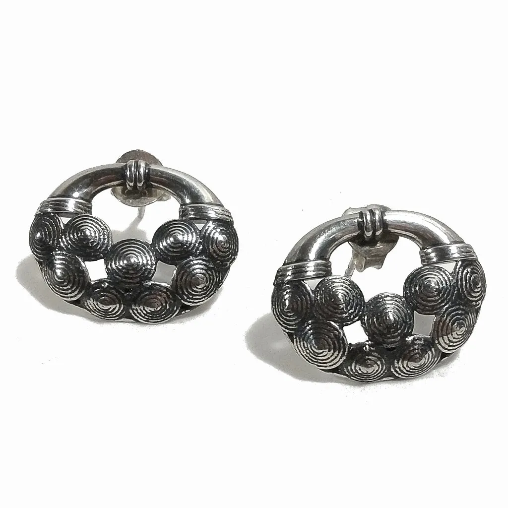 ORECCHINI etnici da lobo in Argento 925 WINGA