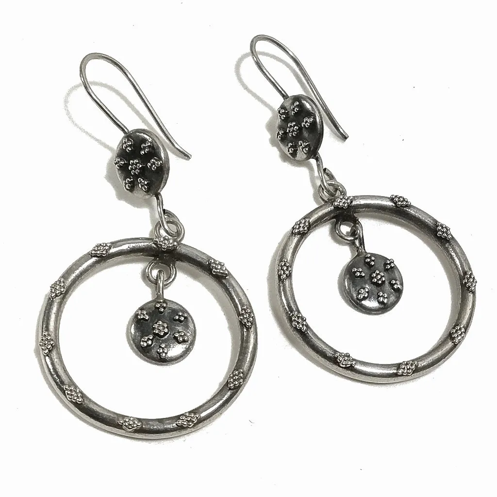 ORECCHINI etnici in argento 925 - IDIKA