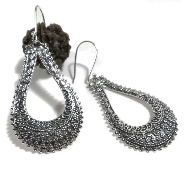 ORECCHINI a etnici INNAH argento - Orecchini puntinati | ETNICO