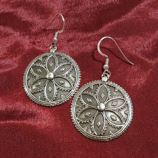 ORECCHINI etnici ELIL argento 925 - Orecchini puntinati