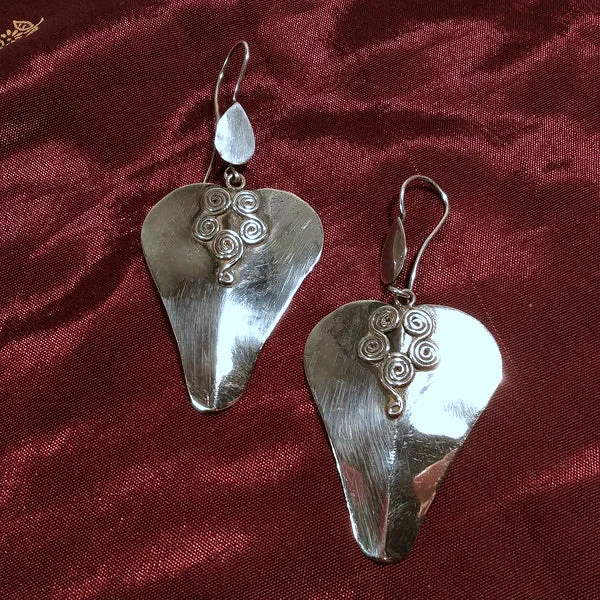 ORECCHINI a etnici ARHAAN argento - Orecchini spirale | ETNICO