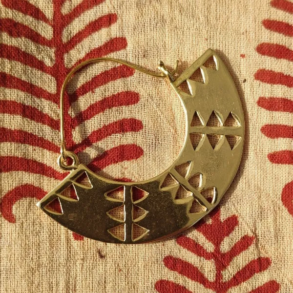 ORECCHINI etnici JENYA in ottone