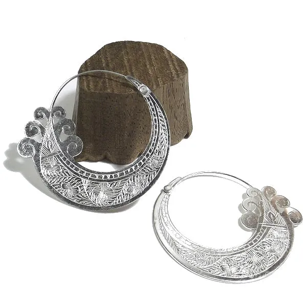 ORECCHINI etnici YAUVA in ottone senza pietra | ORECCHINI etnici in ottone | ilmondodiwit.com