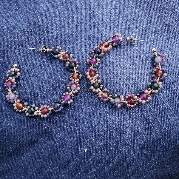 ORECCHINI MARGARET acciaio 316 L Chirurgico dorato ORECCHINI | Cerchio