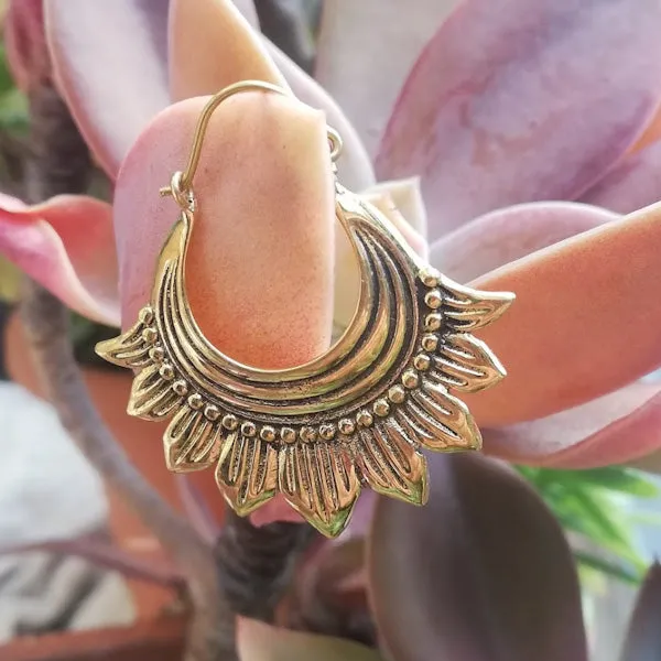 Orecchini etnici in ottone - IDITRI