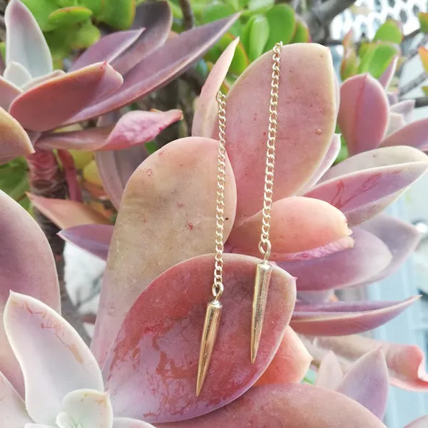 ORECCHINI etnici KAVISHA in ottone senza pietra | ORECCHINI etnici in ottone