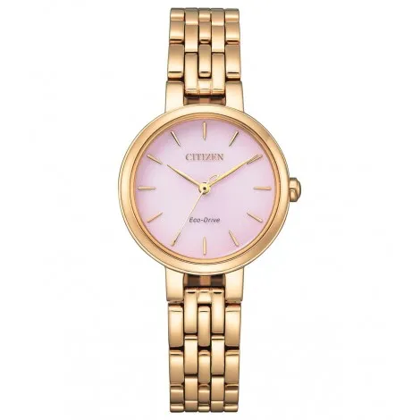Orologio Citizen Lady Eco Drive Solo Tempo Placcato Oro Rosa EM0993-82X