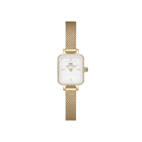 Orologio Daniel Wellington Quadro Mini Lumine Bezel Gold