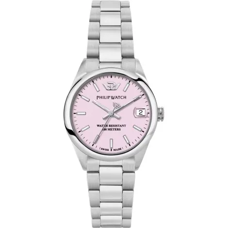 Orologio Tempo e Data Philip Watch Caribe Urban Rosa R8253597646