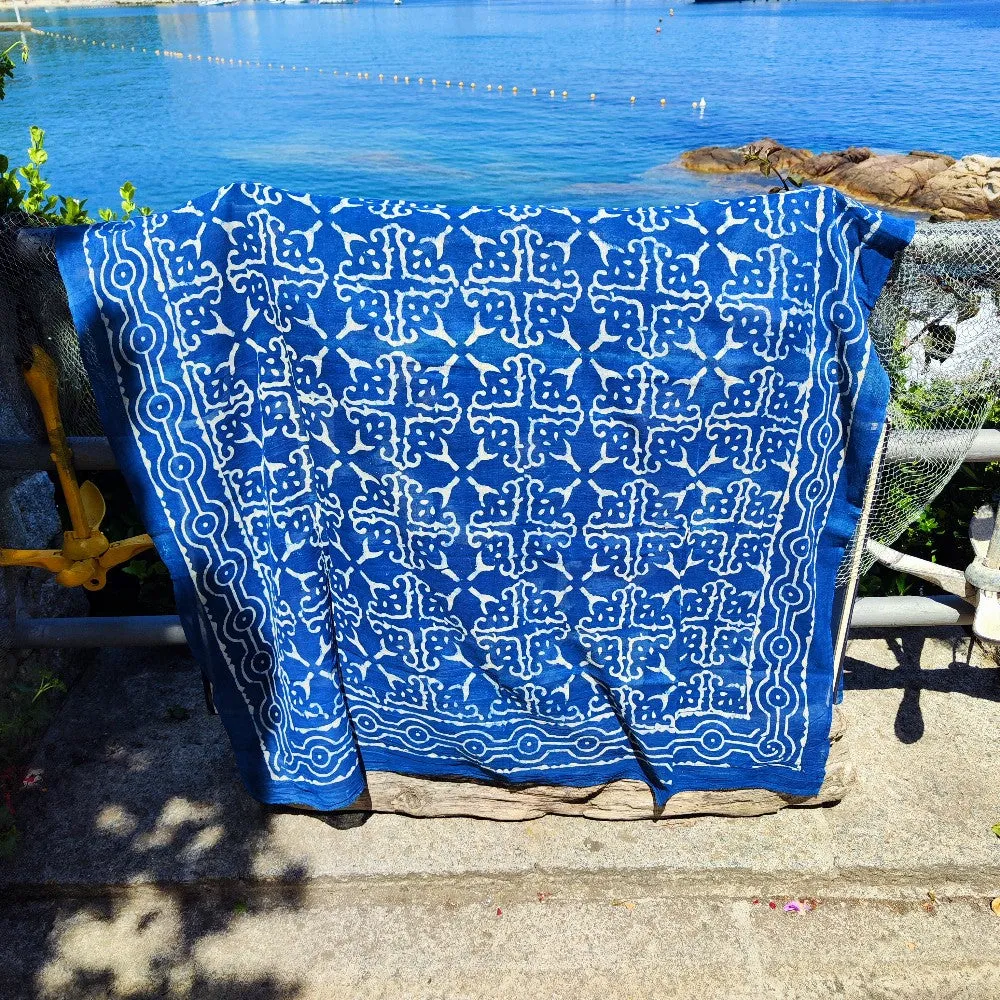 Pareo - Ethnic sarong in 100% handcrafted cotton - VADA