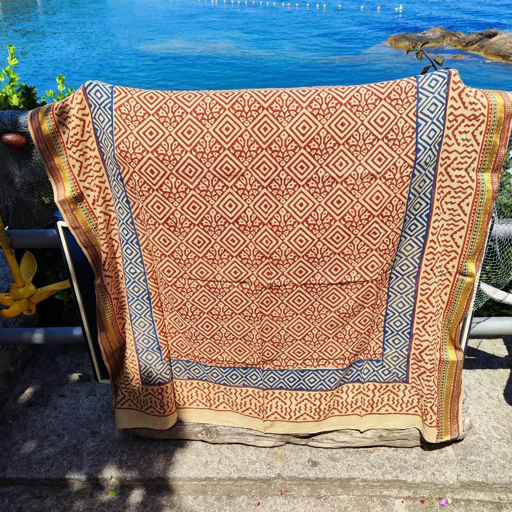 Pareo - Handcrafted cotton scarf - Beach towel - NANDA