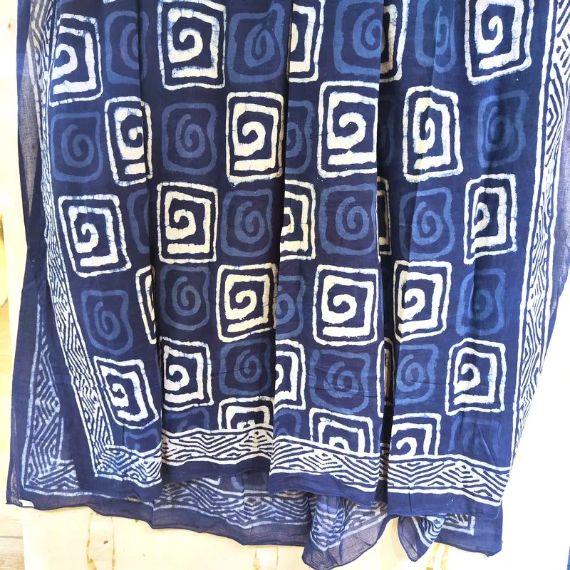 Pareo - Ethnic sarong in 100% handcrafted cotton - GREC