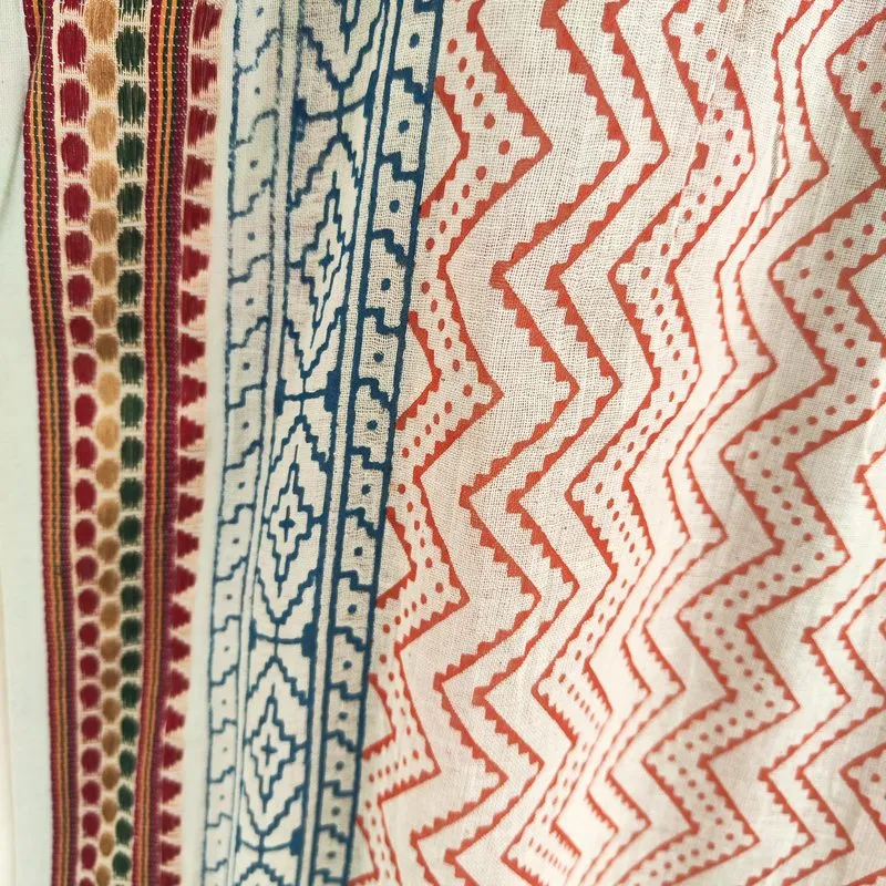 Pareo - Handcrafted cotton scarf - Beach towel - TIGA