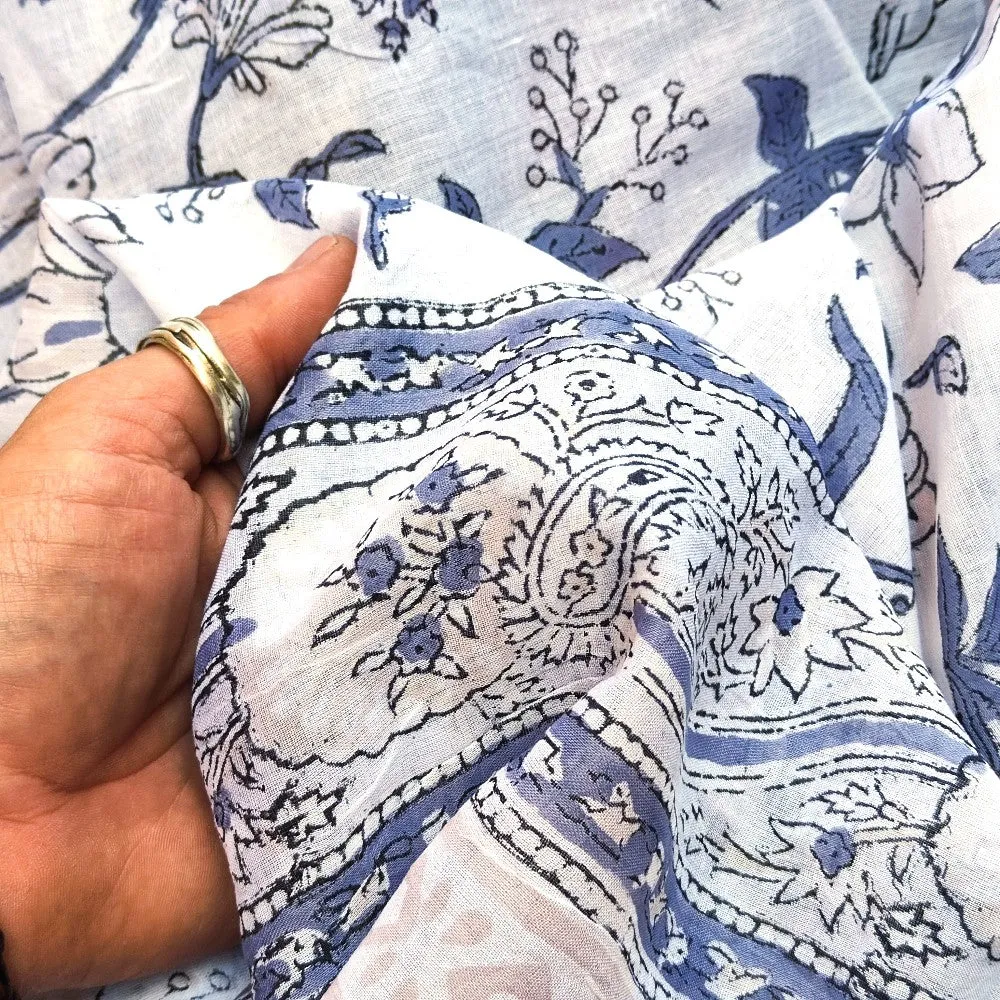 Pareo - Sarong in 100% artisanal cotton - GRIS