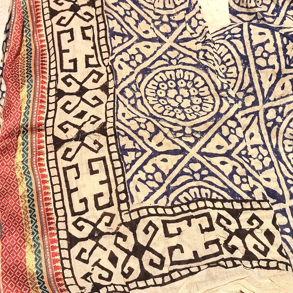 Cotton SCARF - Indian handmade pareo - UMESH