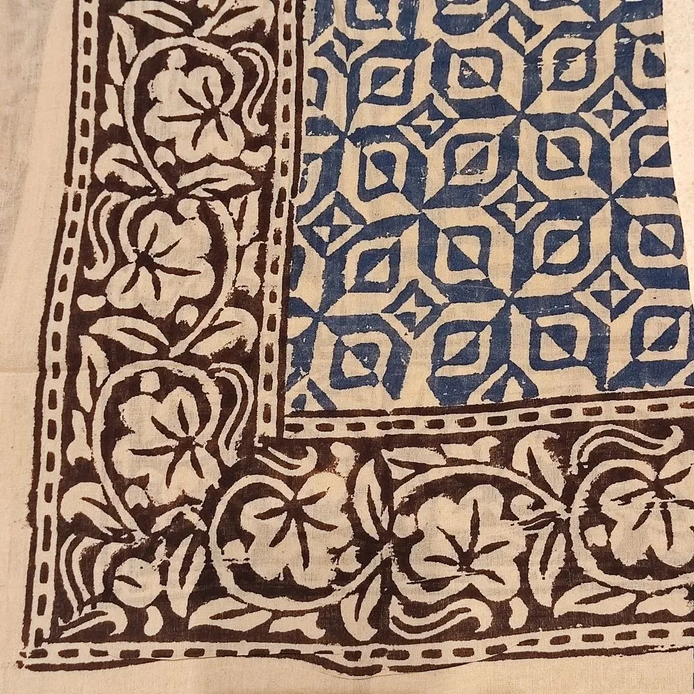 Cotton SCARF - Indian handmade pareo - HARINI